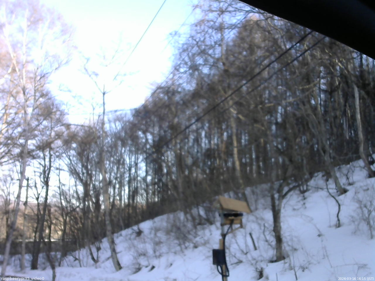 長野県菅平高原 ゆたか山荘 温度計 2026/03/16 16:15