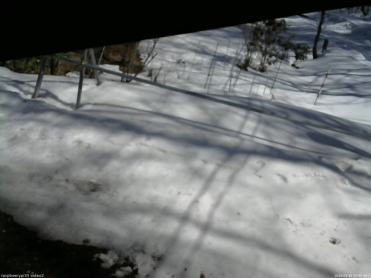 長野県菅平高原 ゆたか山荘 駐車場 2026/03/16 12:45