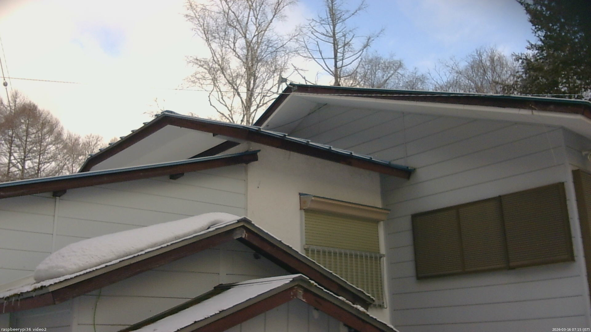 長野県菅平高原 ゆたか山荘 駐車場奥 2026/03/16 07:15