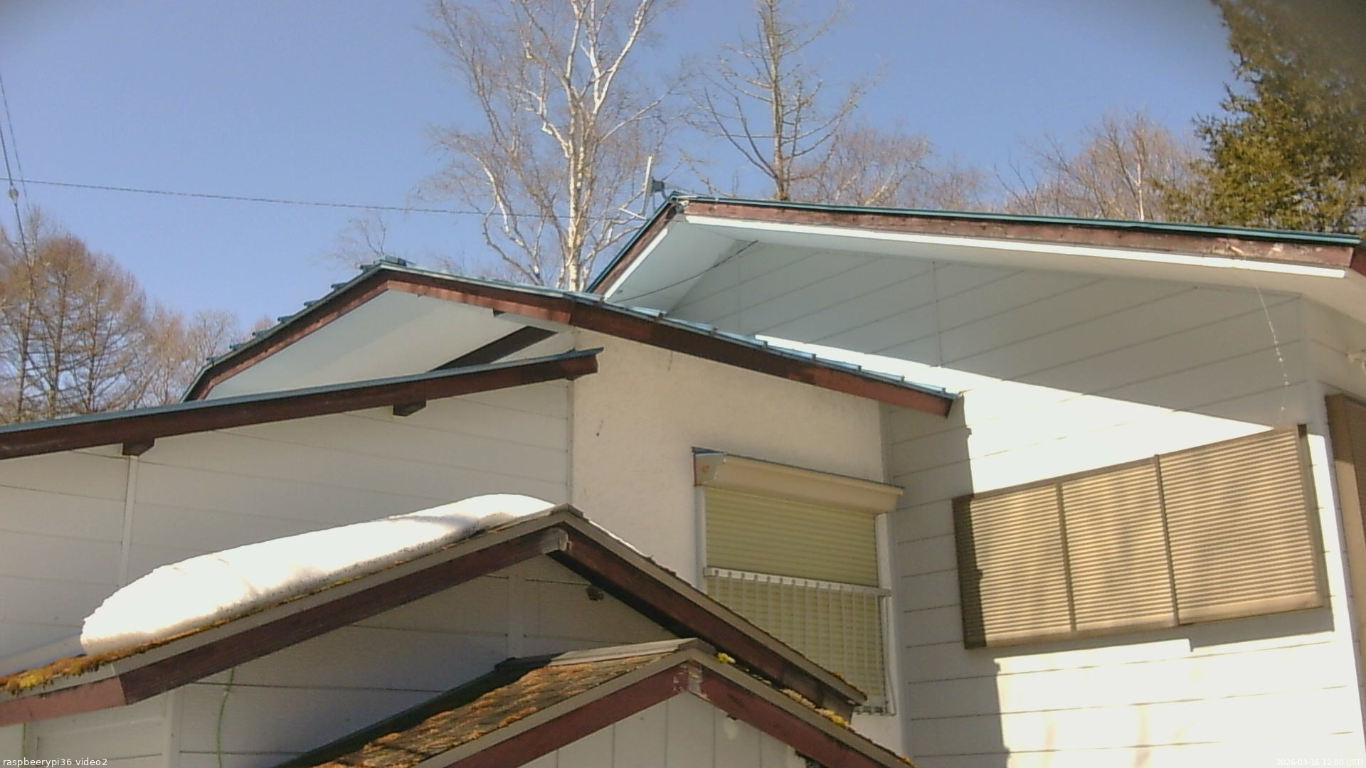 長野県菅平高原 ゆたか山荘 駐車場奥 2026/03/16 12:00
