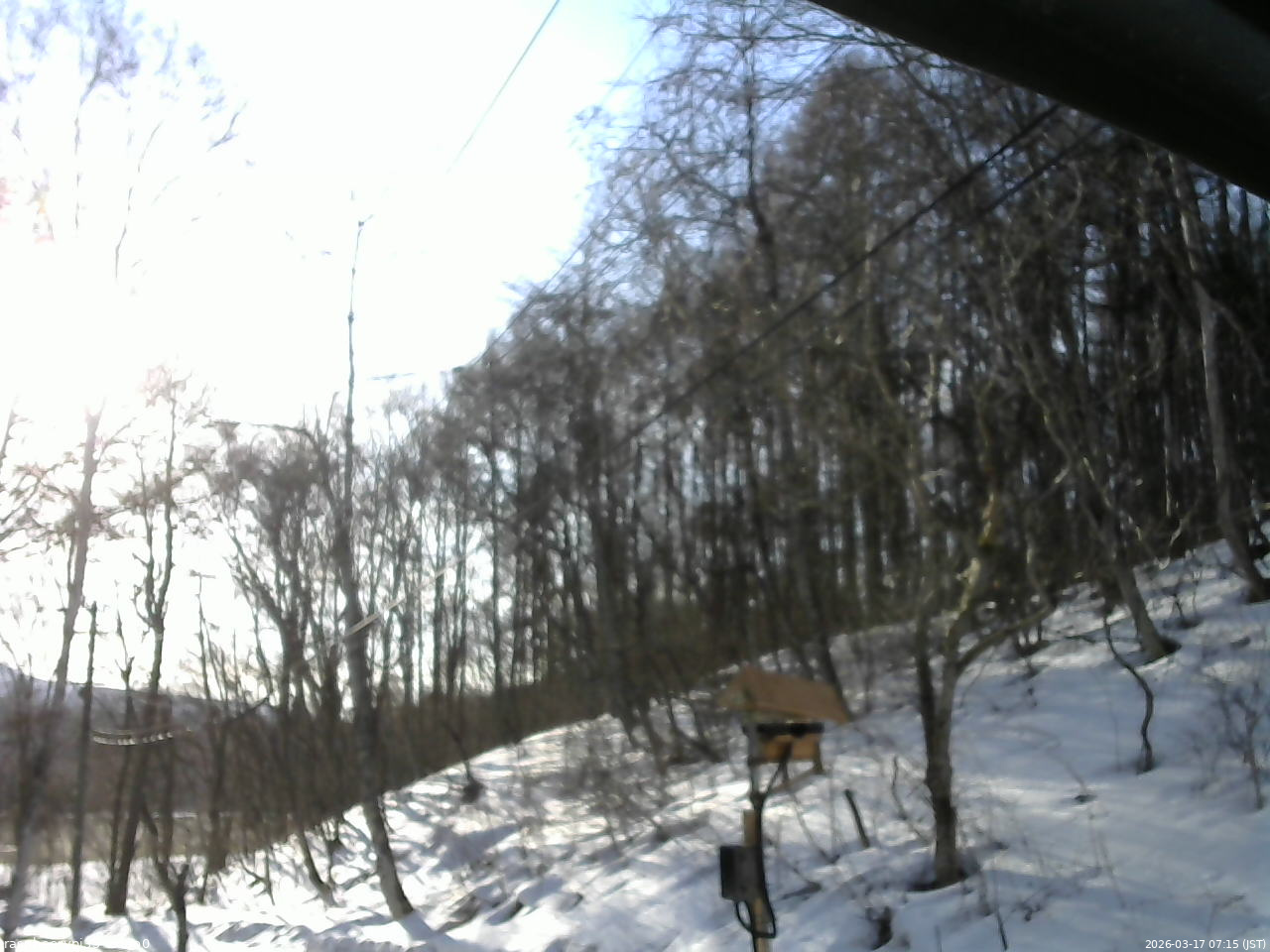 長野県菅平高原 ゆたか山荘 温度計 2026/03/17 07:15