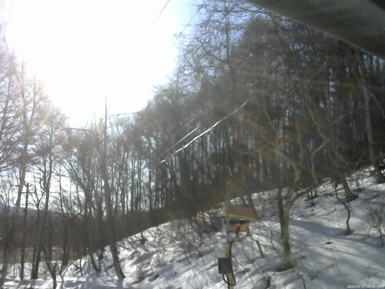 長野県菅平高原 ゆたか山荘 温度計 2026/03/17 08:00