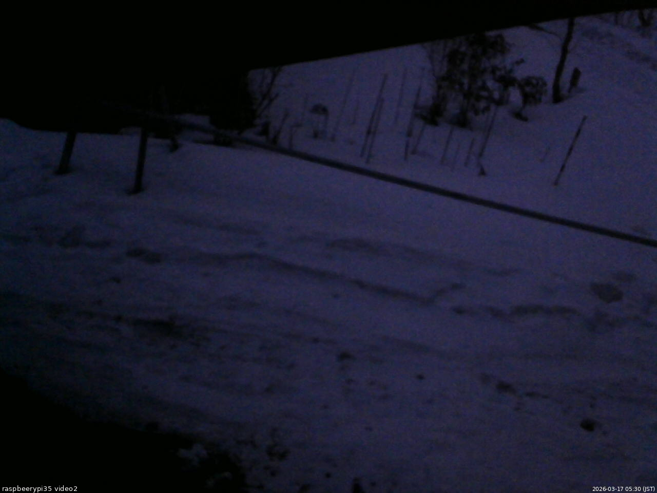 長野県菅平高原 ゆたか山荘 駐車場 2026/03/17 05:30