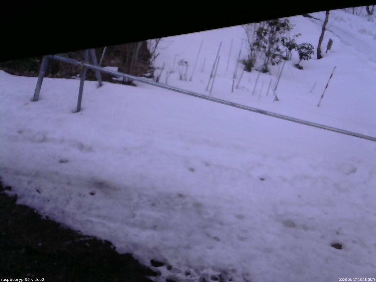 長野県菅平高原 ゆたか山荘 駐車場 2026/03/17 16:15