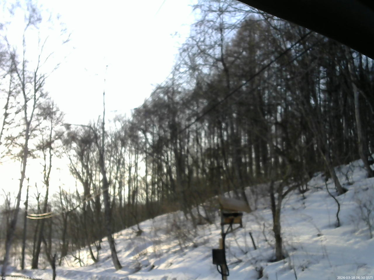 長野県菅平高原 ゆたか山荘 温度計 2026/03/18 06:30