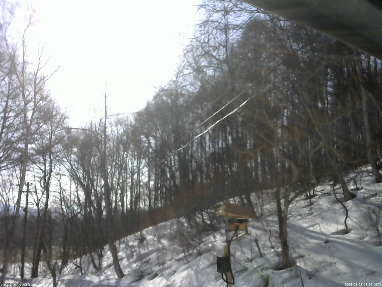 長野県菅平高原 ゆたか山荘 温度計 2026/03/18 08:15
