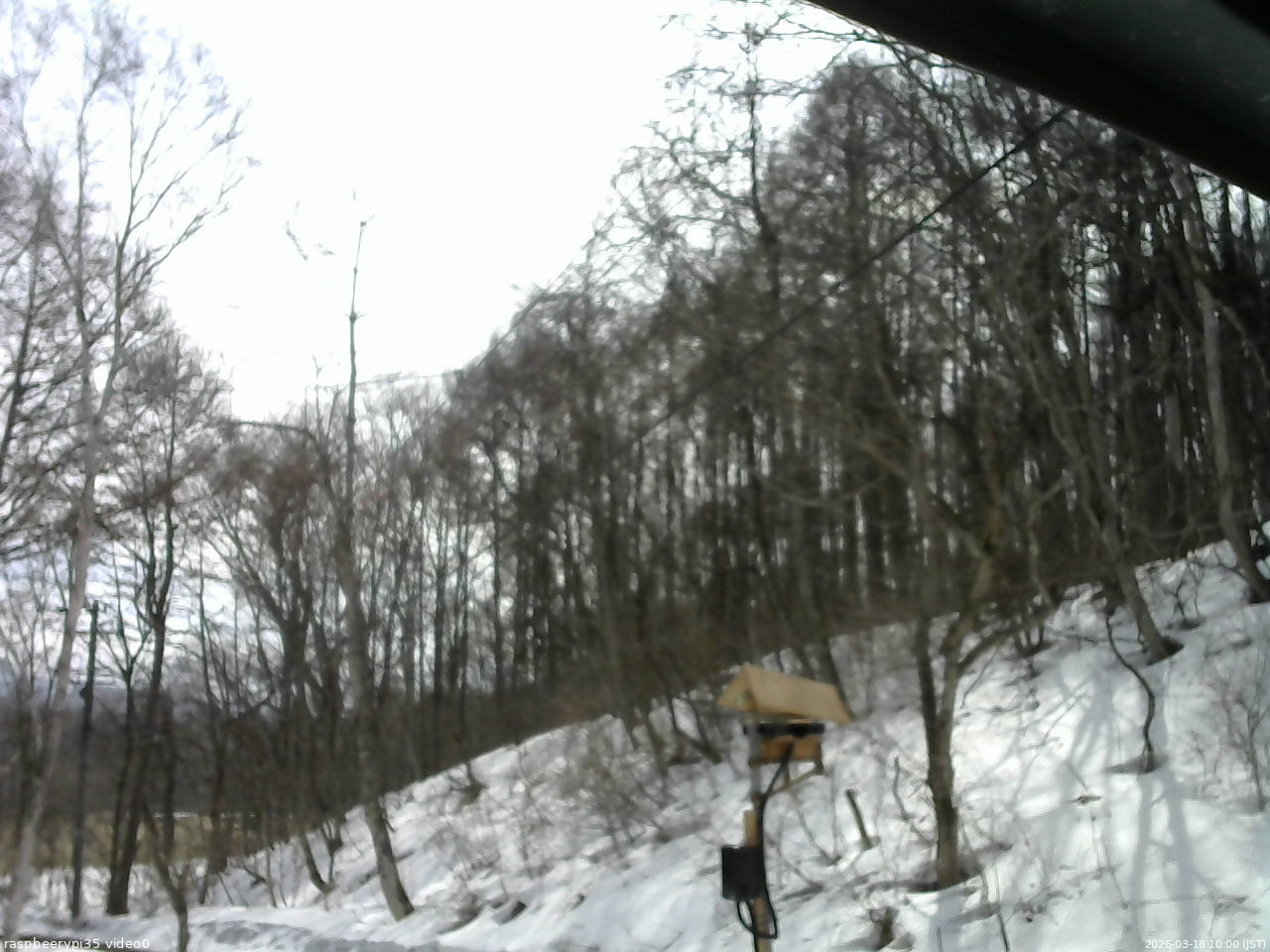長野県菅平高原 ゆたか山荘 温度計 2026/03/18 10:00