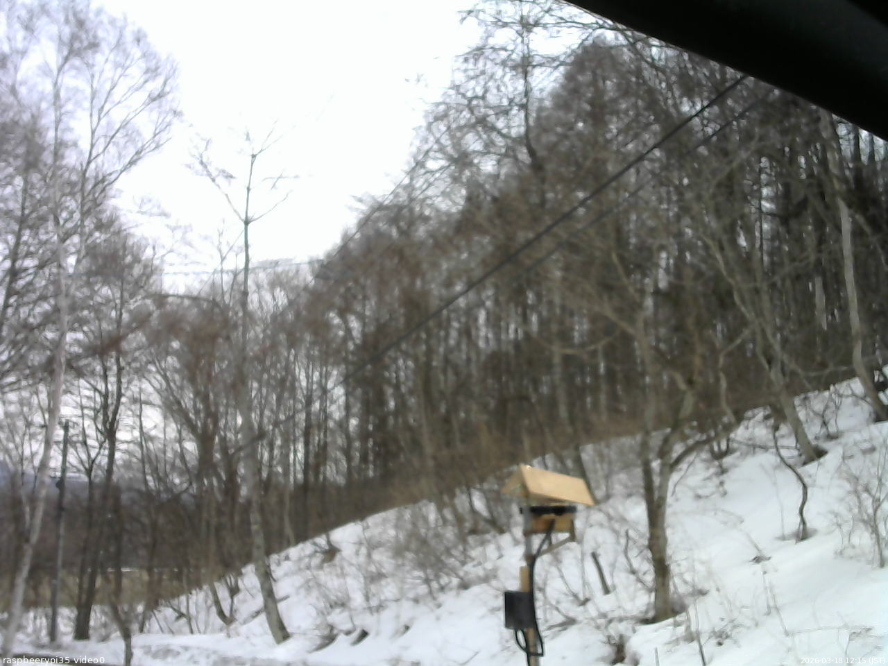 長野県菅平高原 ゆたか山荘 温度計 2026/03/18 12:15