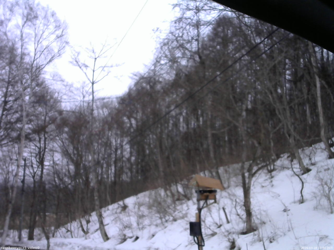 長野県菅平高原 ゆたか山荘 温度計 2026/03/18 17:30