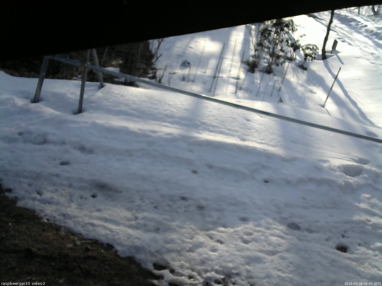 長野県菅平高原 ゆたか山荘 駐車場 2026/03/18 06:45