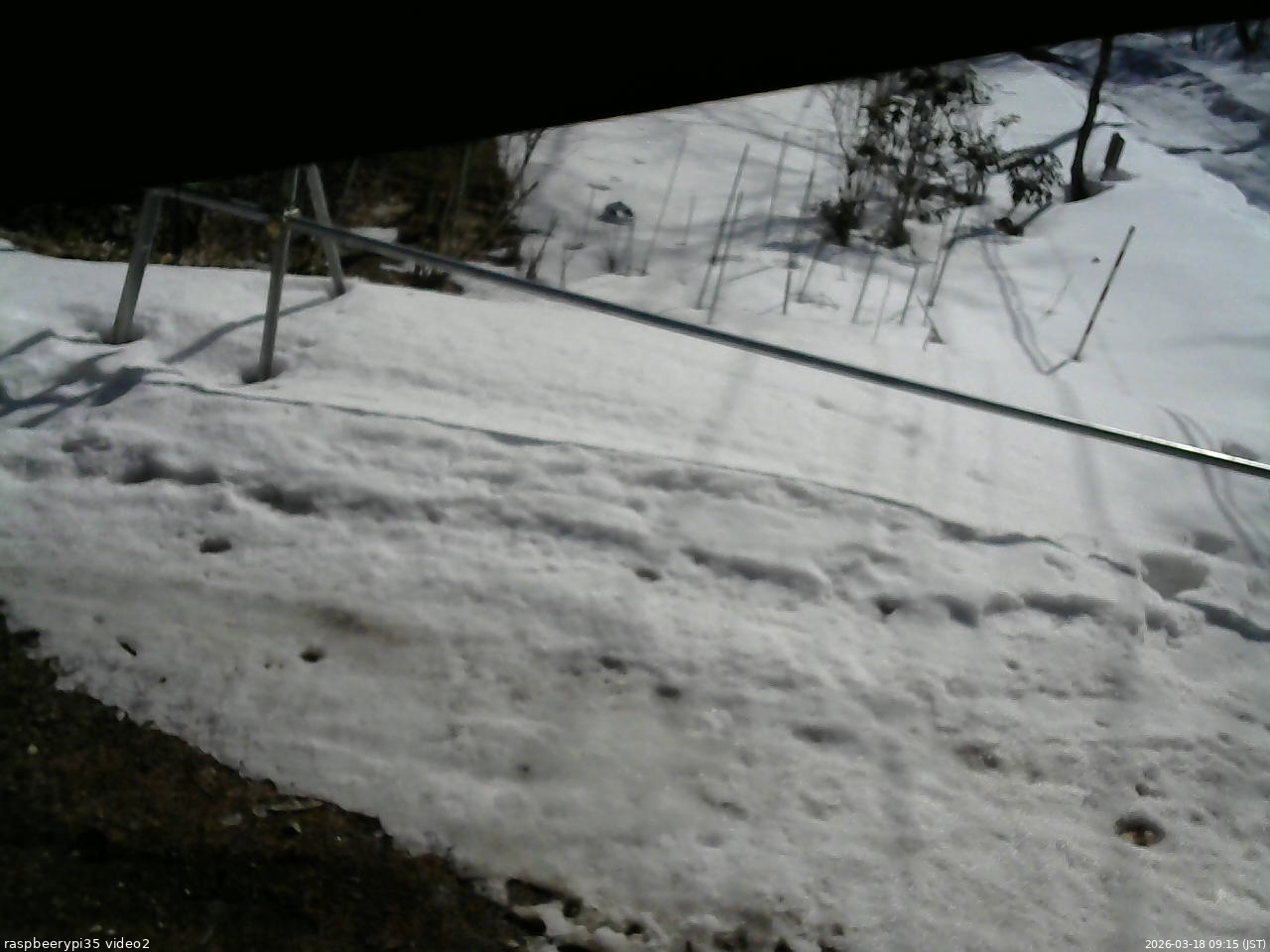 長野県菅平高原 ゆたか山荘 駐車場 2026/03/18 09:15