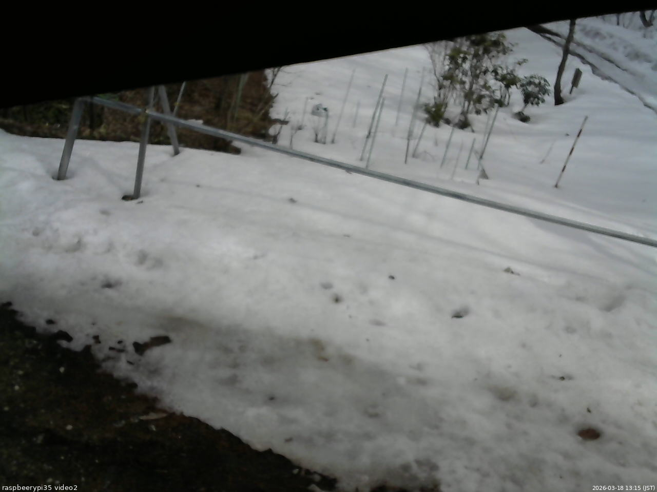 長野県菅平高原 ゆたか山荘 駐車場 2026/03/18 13:15