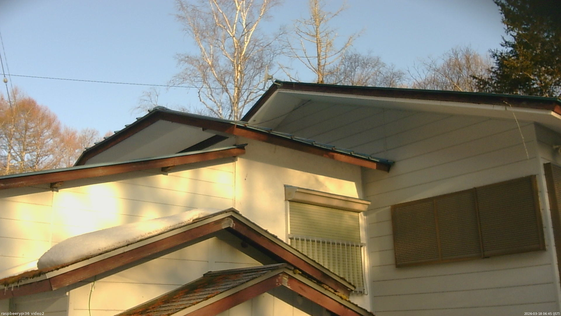 長野県菅平高原 ゆたか山荘 駐車場奥 2026/03/18 06:45