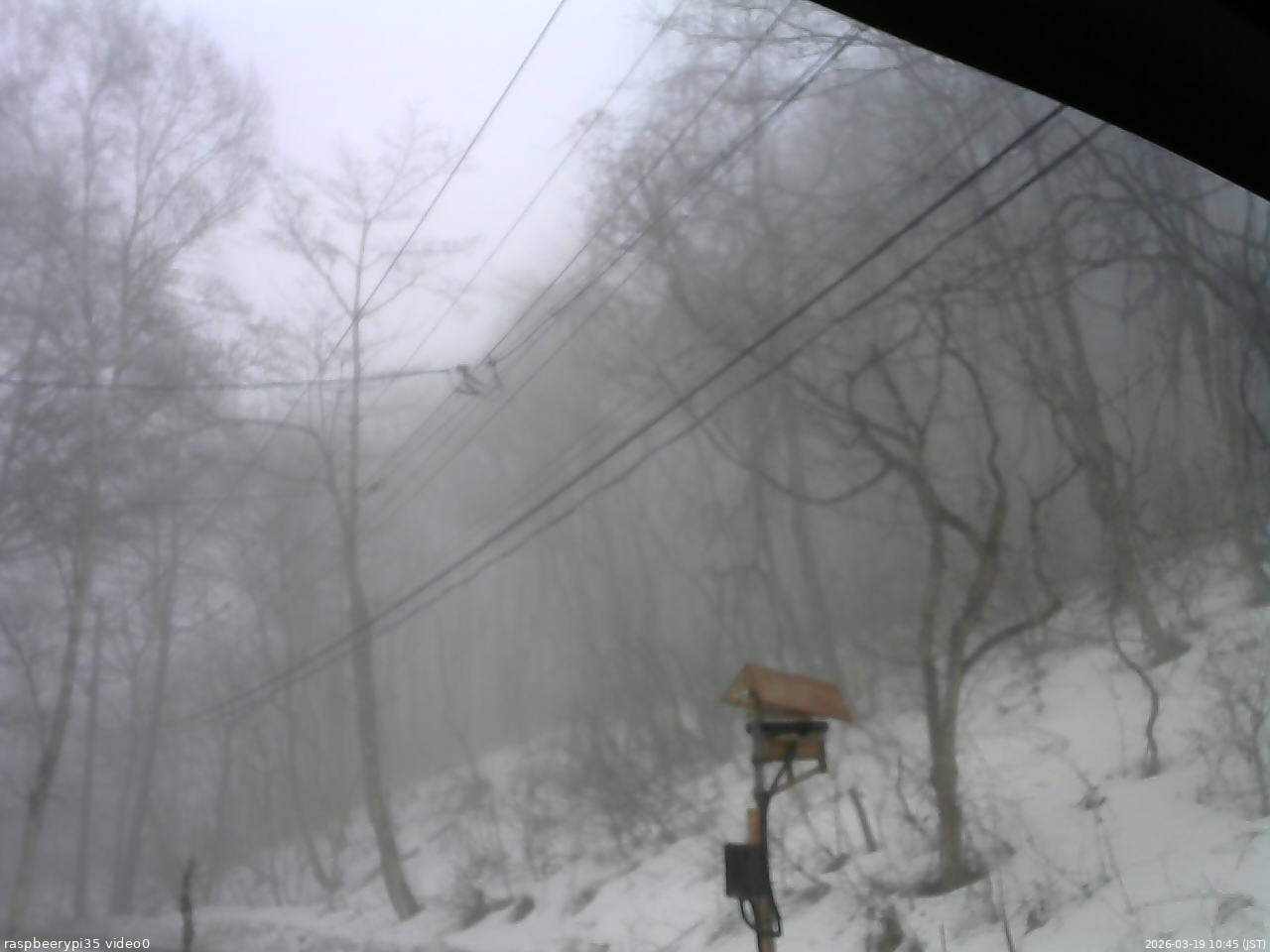 長野県菅平高原 ゆたか山荘 温度計 2026/03/19 10:45