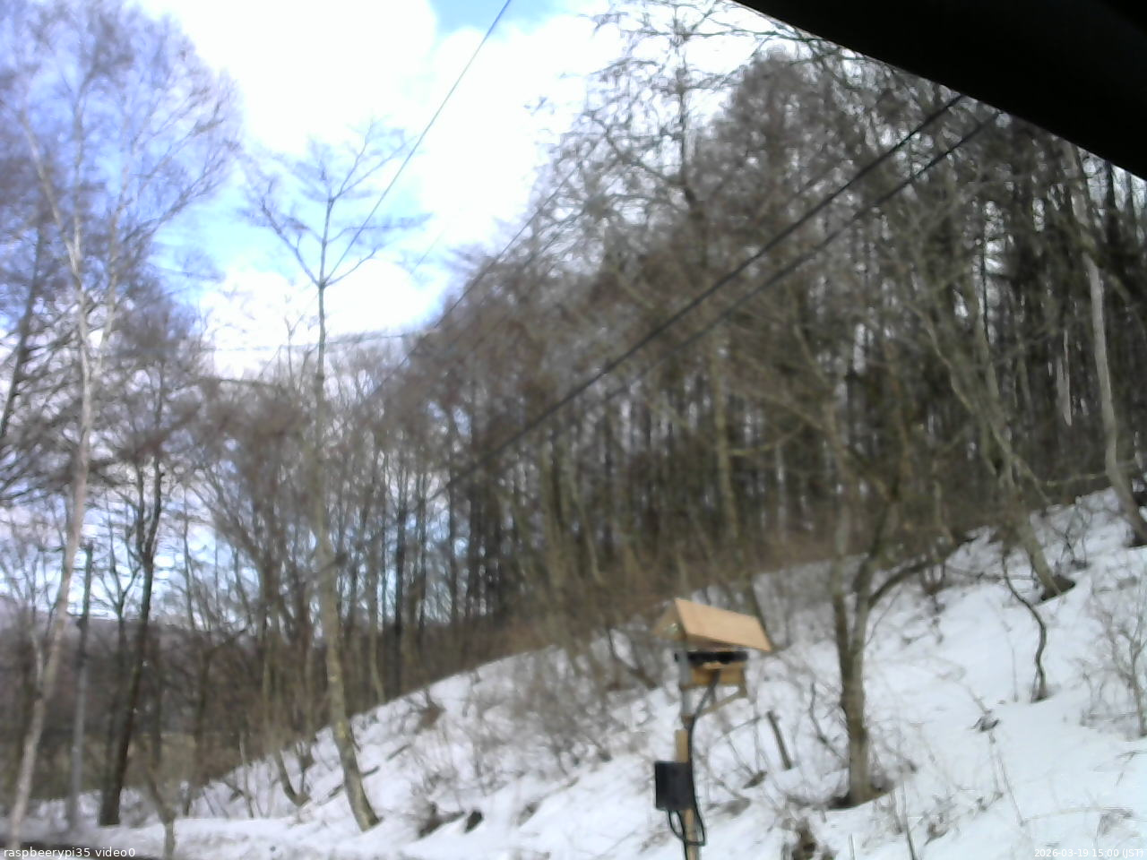 長野県菅平高原 ゆたか山荘 温度計 2026/03/19 15:00