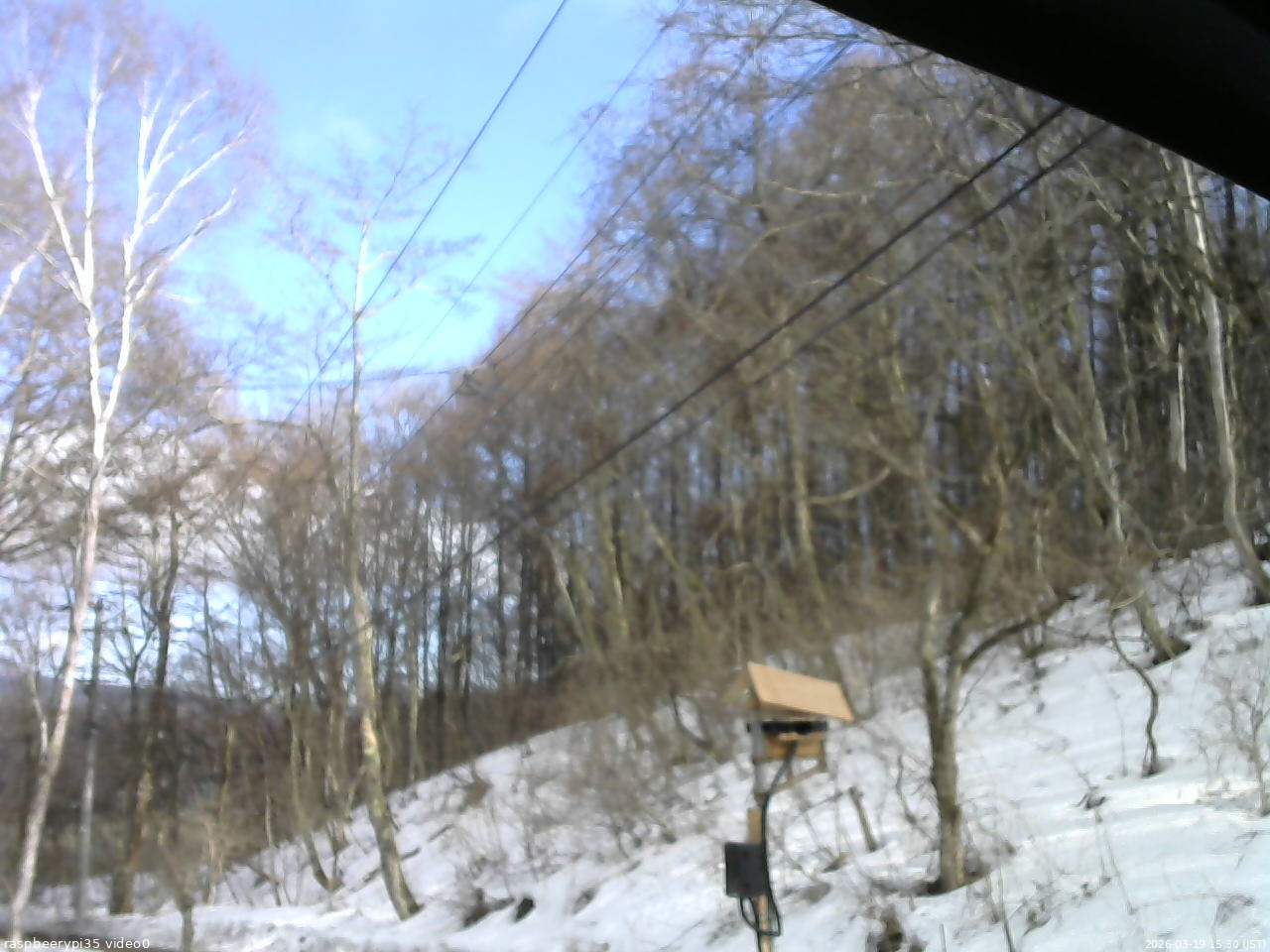 長野県菅平高原 ゆたか山荘 温度計 2026/03/19 15:30