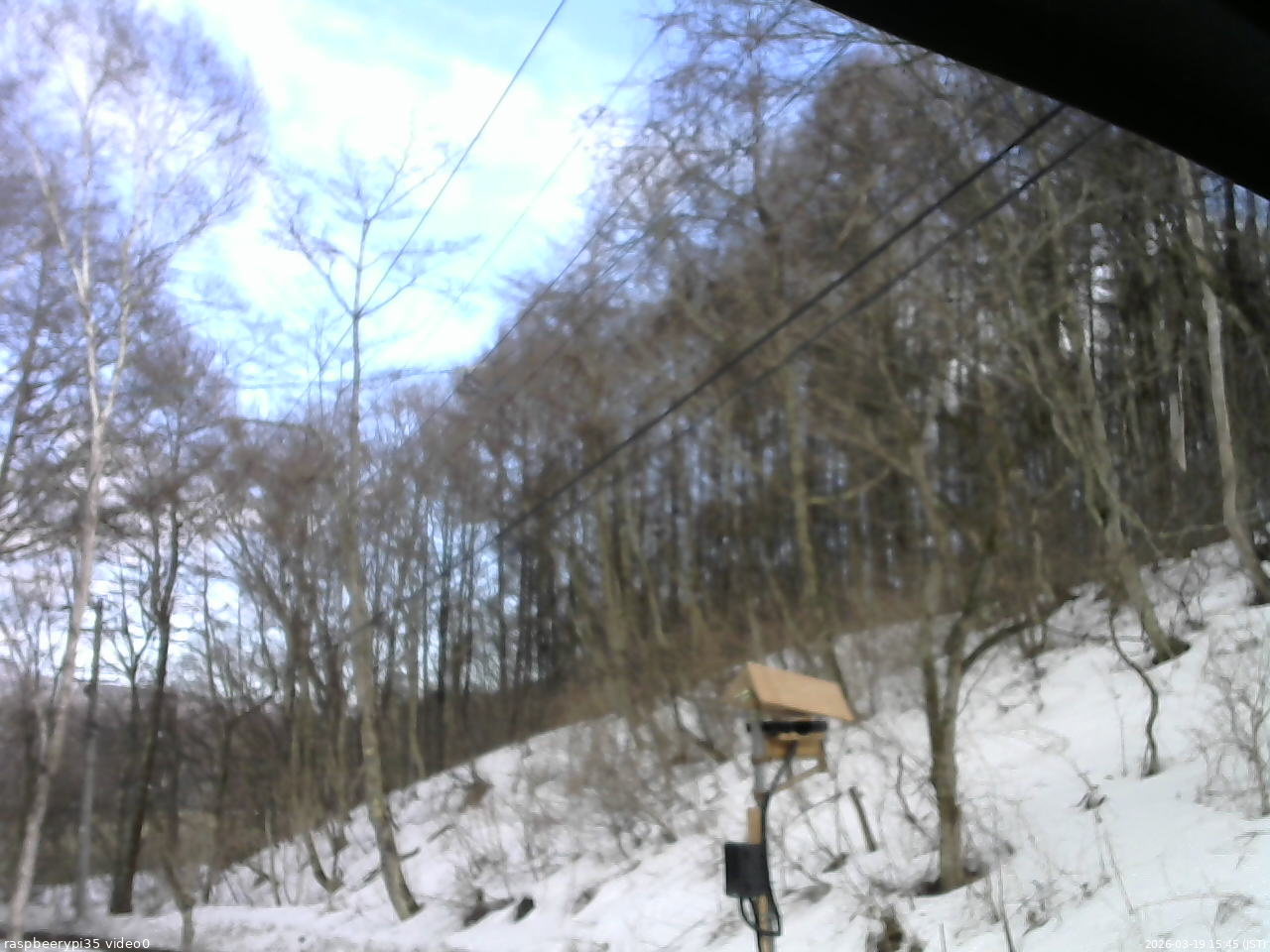 長野県菅平高原 ゆたか山荘 温度計 2026/03/19 15:45
