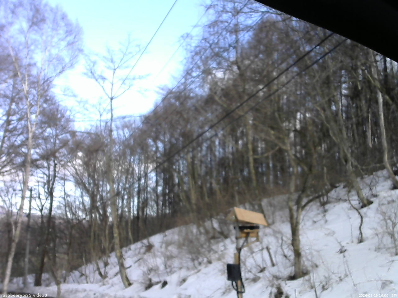 長野県菅平高原 ゆたか山荘 温度計 2026/03/19 16:00