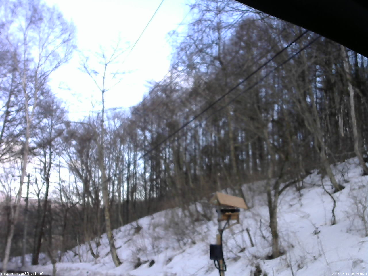 長野県菅平高原 ゆたか山荘 温度計 2026/03/19 16:15