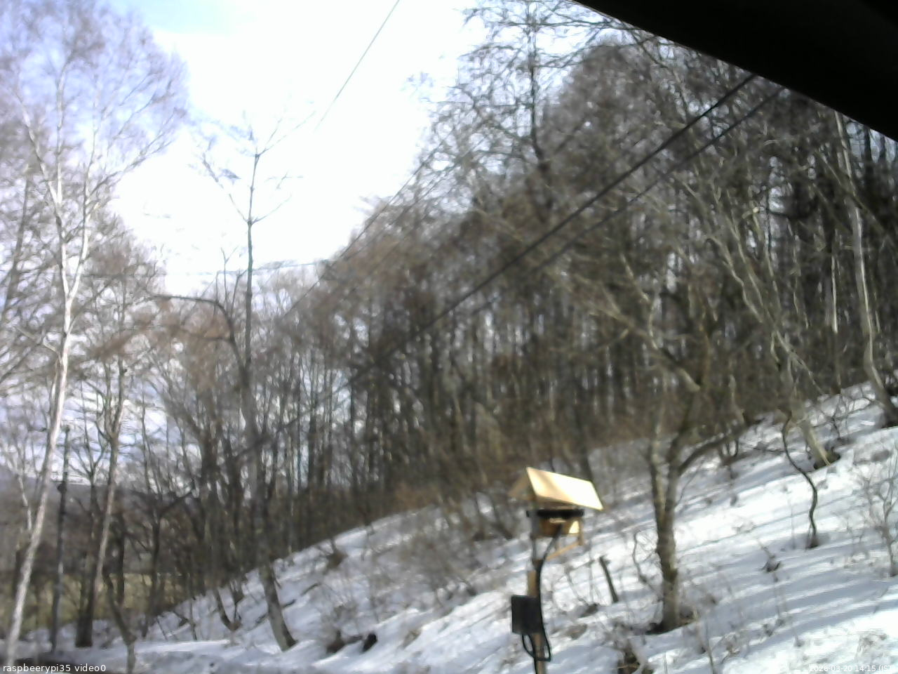 長野県菅平高原 ゆたか山荘 温度計 2026/03/20 14:15