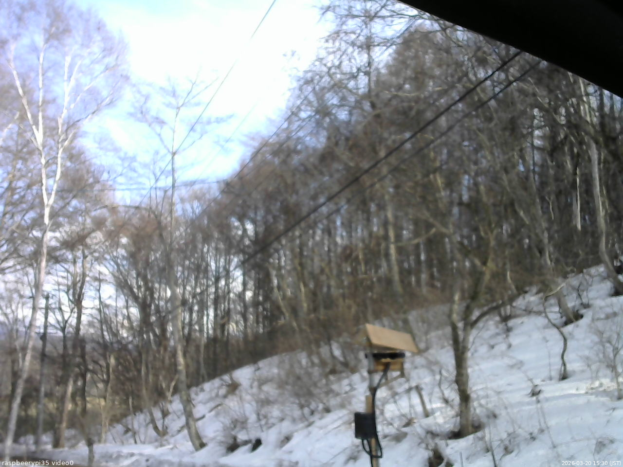 長野県菅平高原 ゆたか山荘 温度計 2026/03/20 15:30