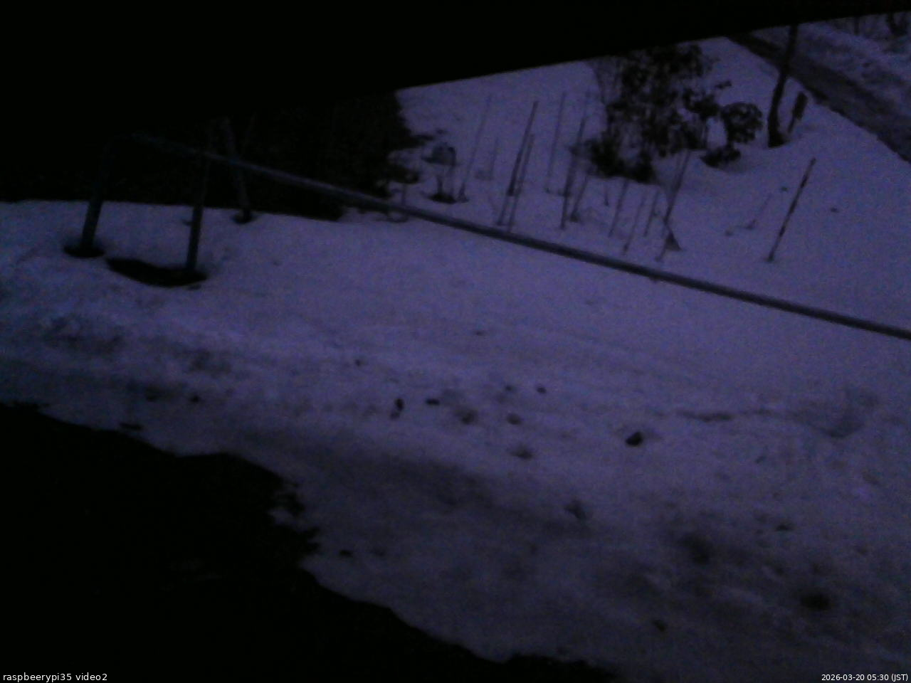 長野県菅平高原 ゆたか山荘 駐車場 2026/03/20 05:30