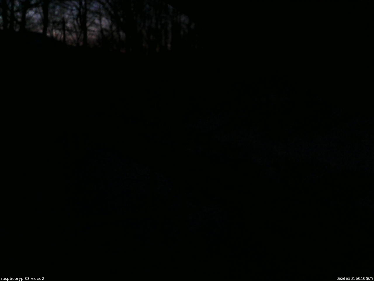 長野県菅平高原 ゆたか山荘 南側 2026/03/21 05:15