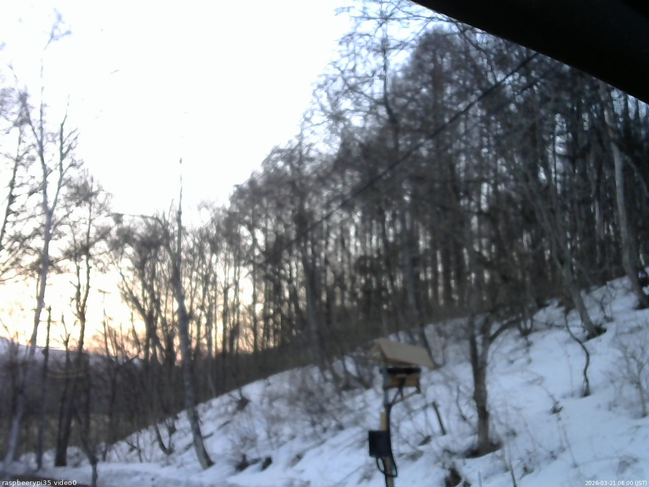 長野県菅平高原 ゆたか山荘 温度計 2026/03/21 06:00