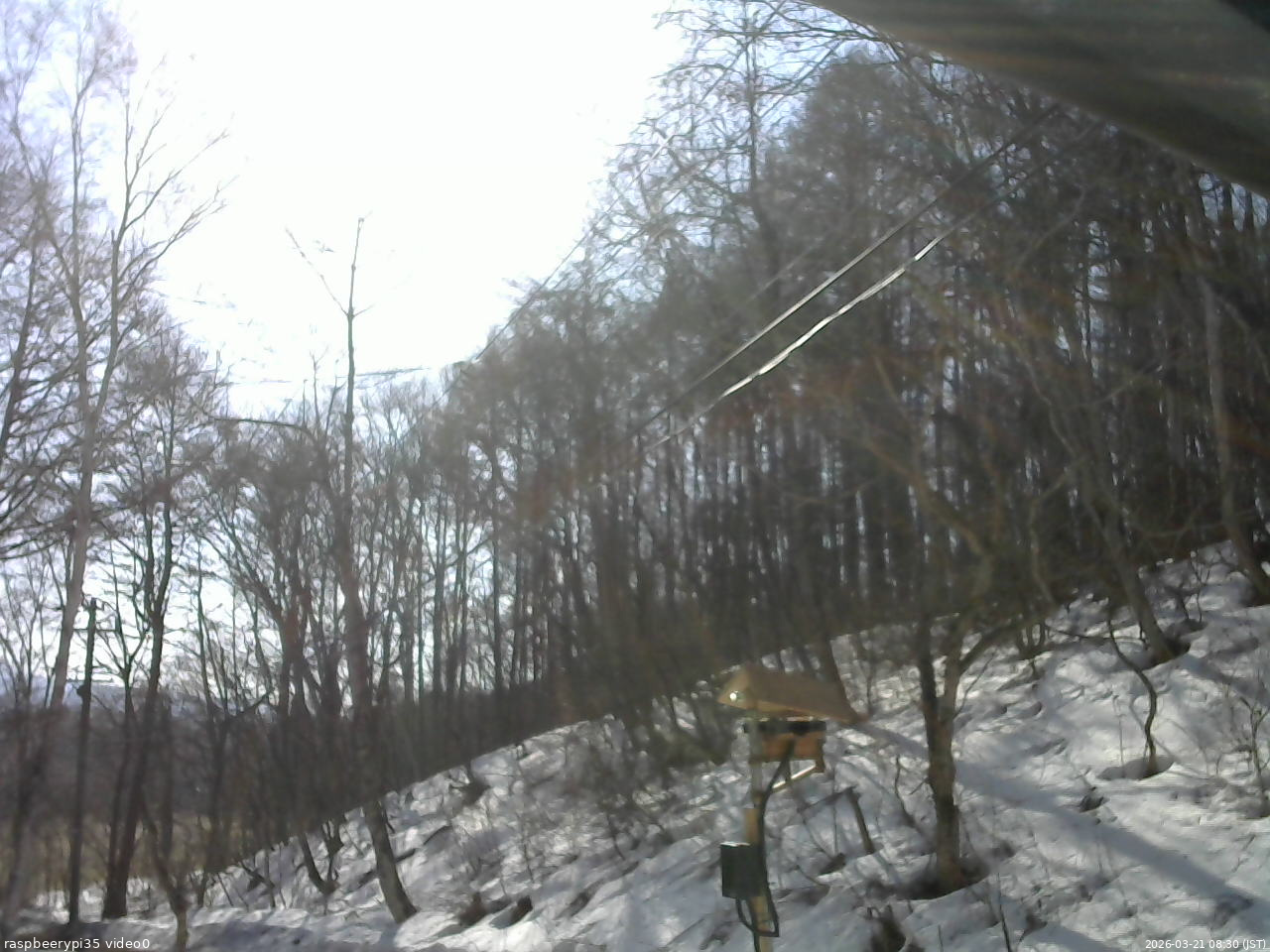 長野県菅平高原 ゆたか山荘 温度計 2026/03/21 08:30