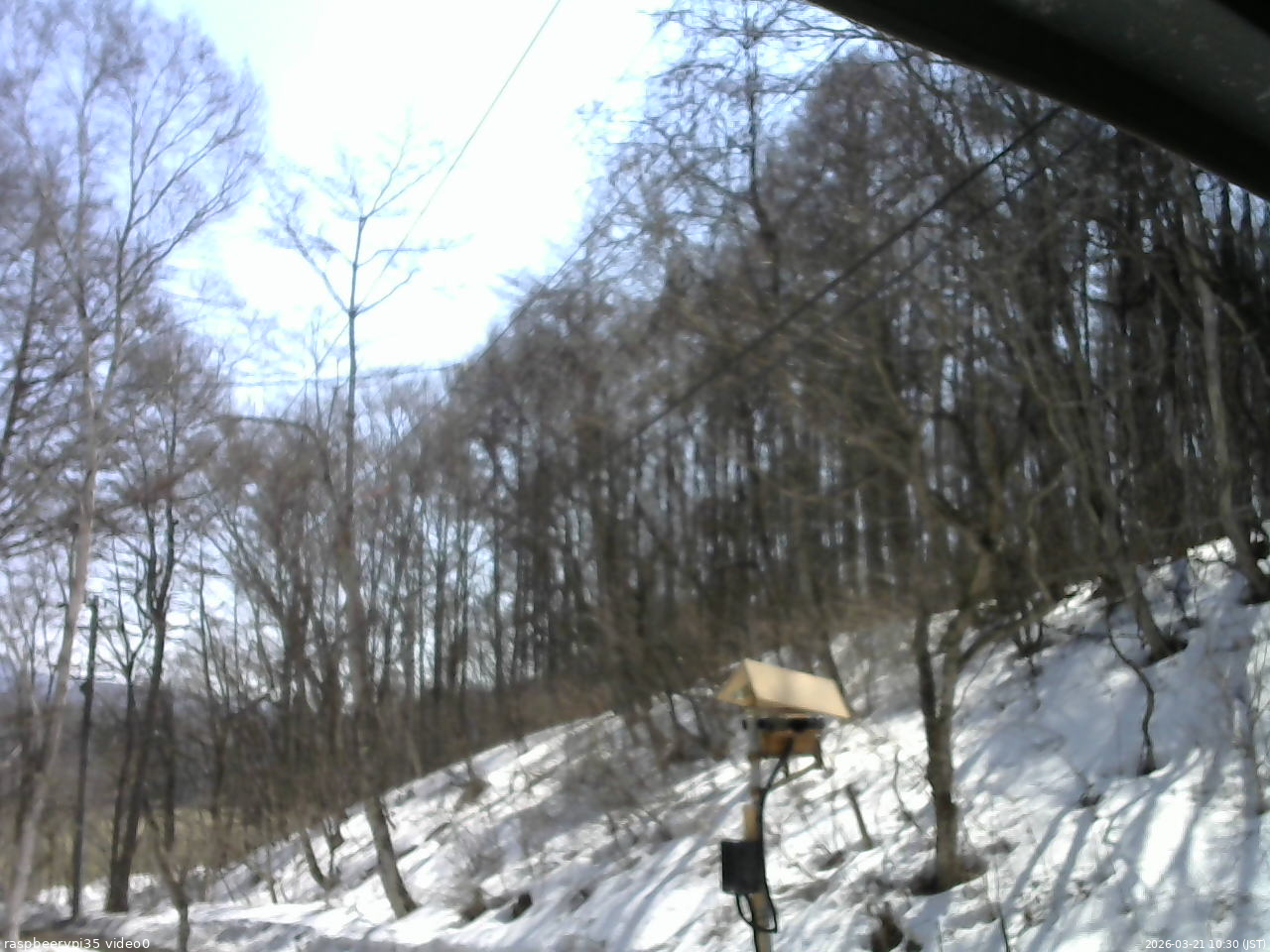 長野県菅平高原 ゆたか山荘 温度計 2026/03/21 10:30