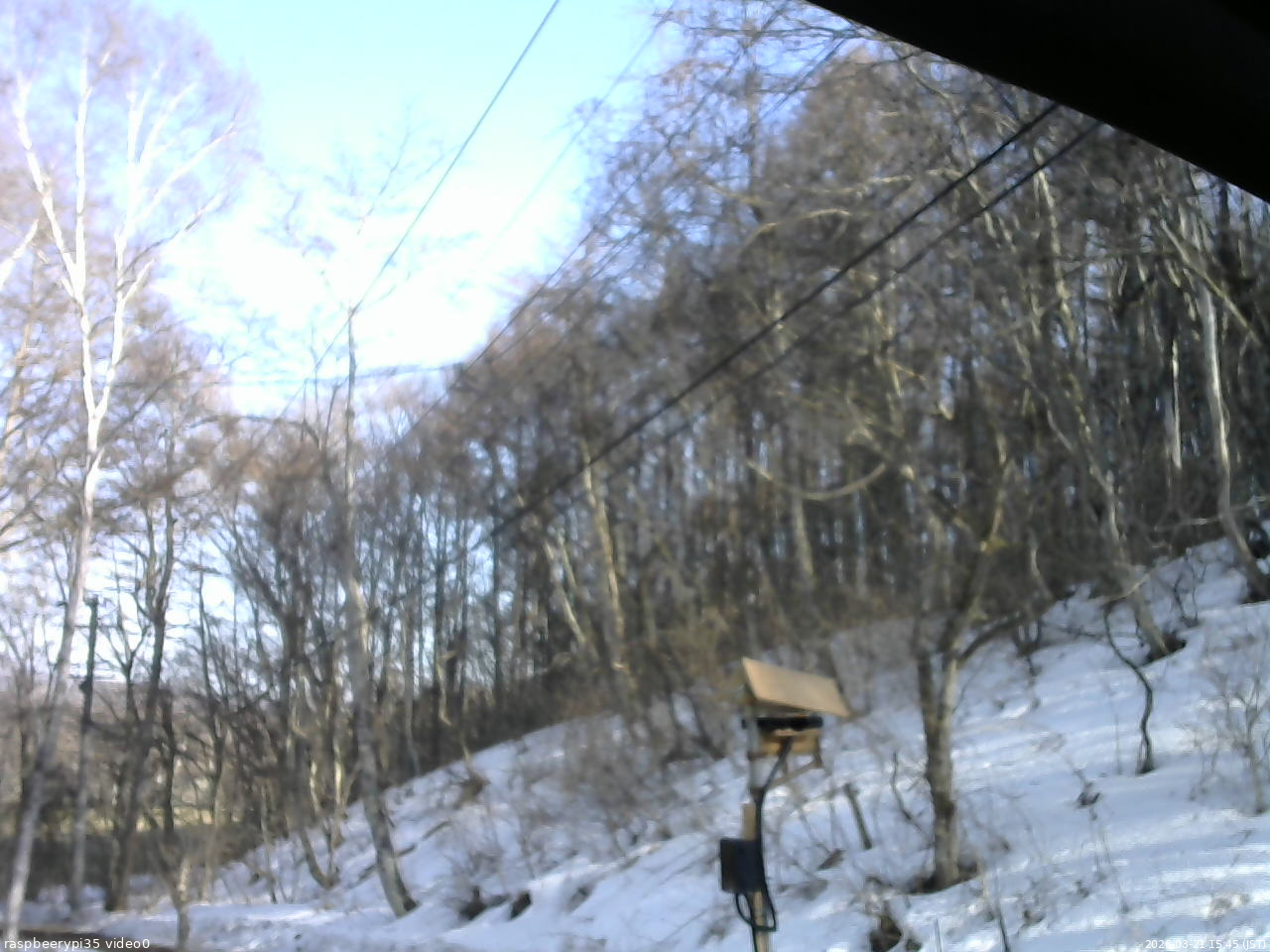 長野県菅平高原 ゆたか山荘 温度計 2026/03/21 15:45