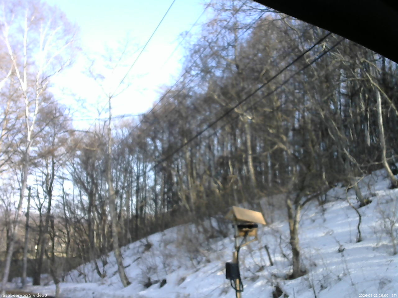 長野県菅平高原 ゆたか山荘 温度計 2026/03/21 16:00