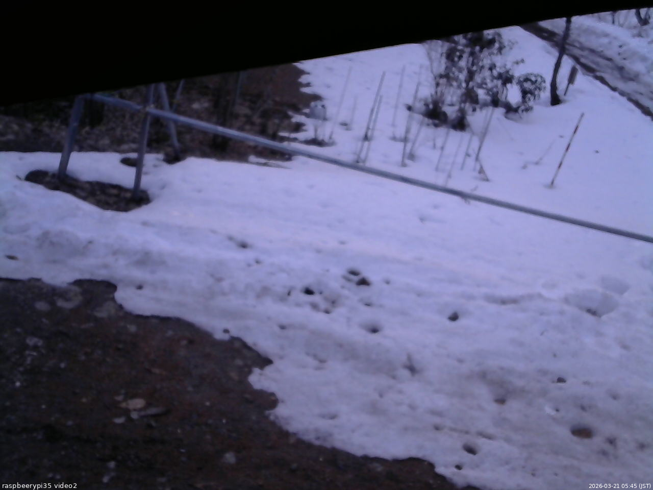 長野県菅平高原 ゆたか山荘 駐車場 2026/03/21 05:45