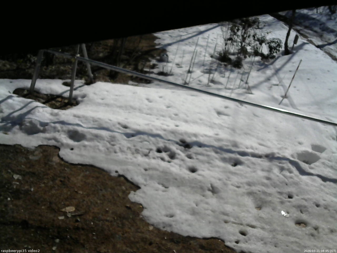 長野県菅平高原 ゆたか山荘 駐車場 2026/03/21 08:45