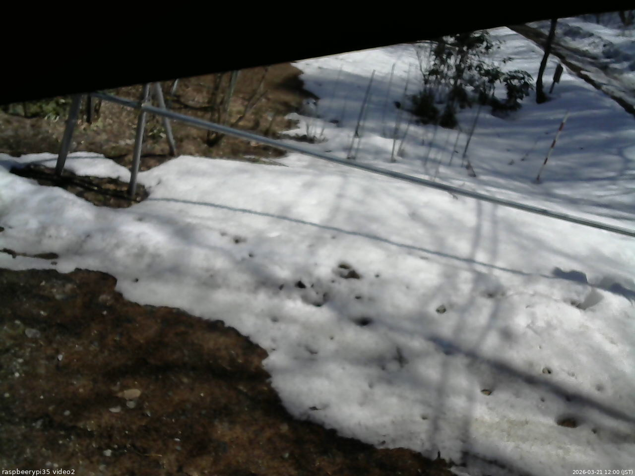 長野県菅平高原 ゆたか山荘 駐車場 2026/03/21 12:00