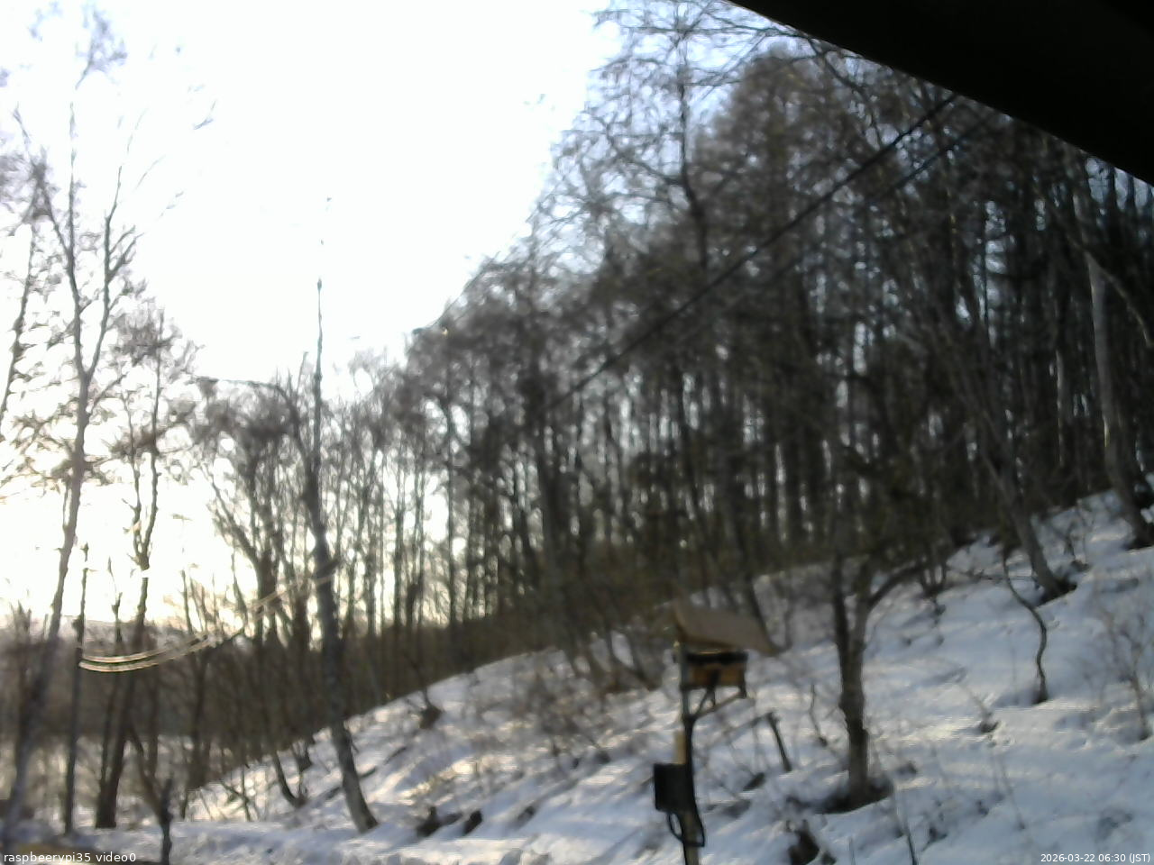 長野県菅平高原 ゆたか山荘 温度計 2026/03/22 06:30