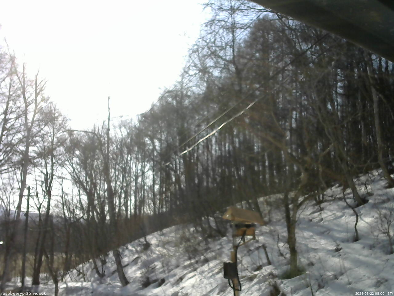 長野県菅平高原 ゆたか山荘 温度計 2026/03/22 08:00