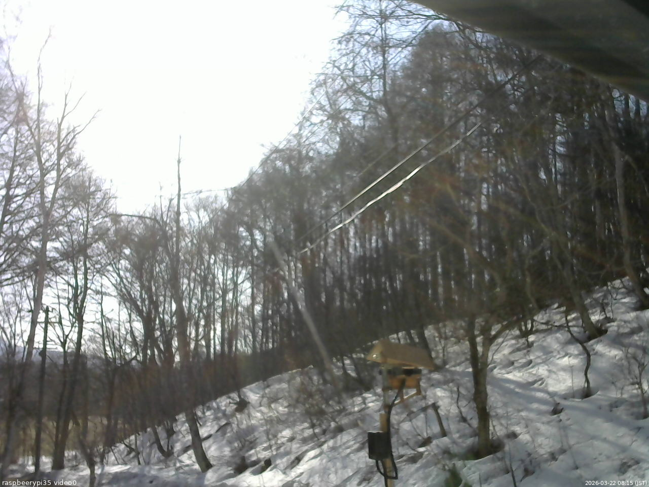 長野県菅平高原 ゆたか山荘 温度計 2026/03/22 08:15