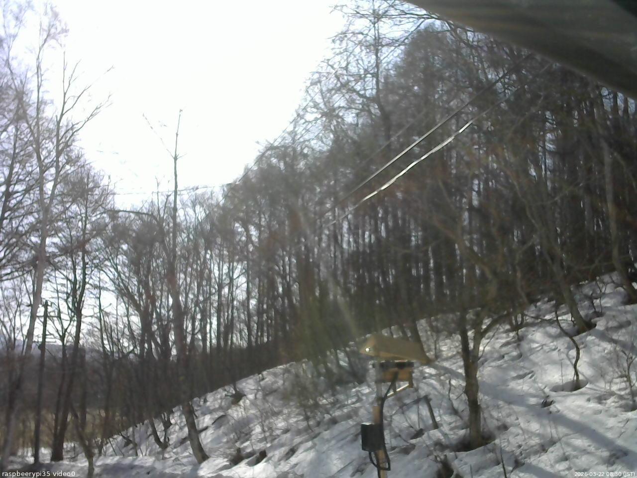 長野県菅平高原 ゆたか山荘 温度計 2026/03/22 08:30