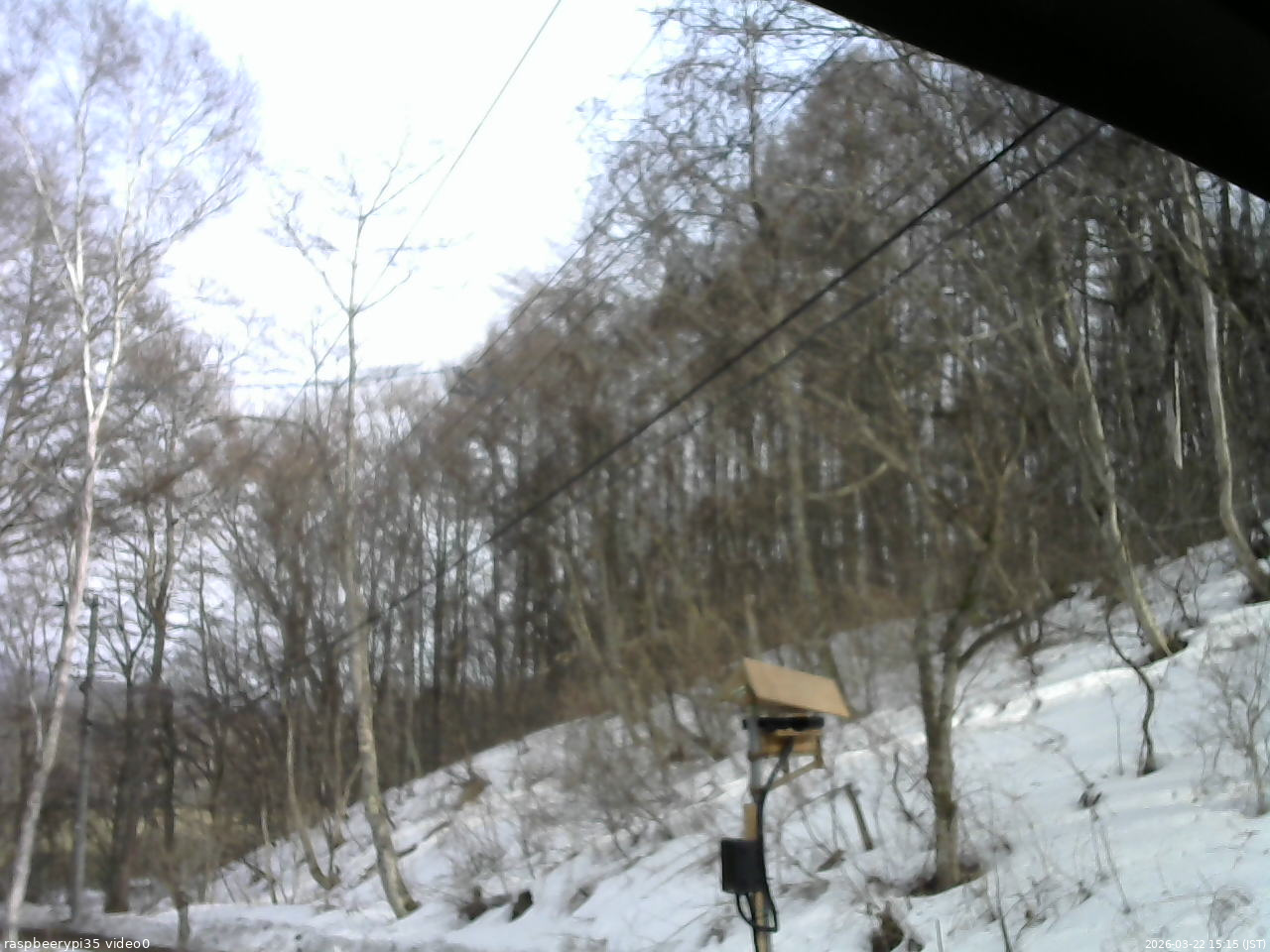 長野県菅平高原 ゆたか山荘 温度計 2026/03/22 15:15