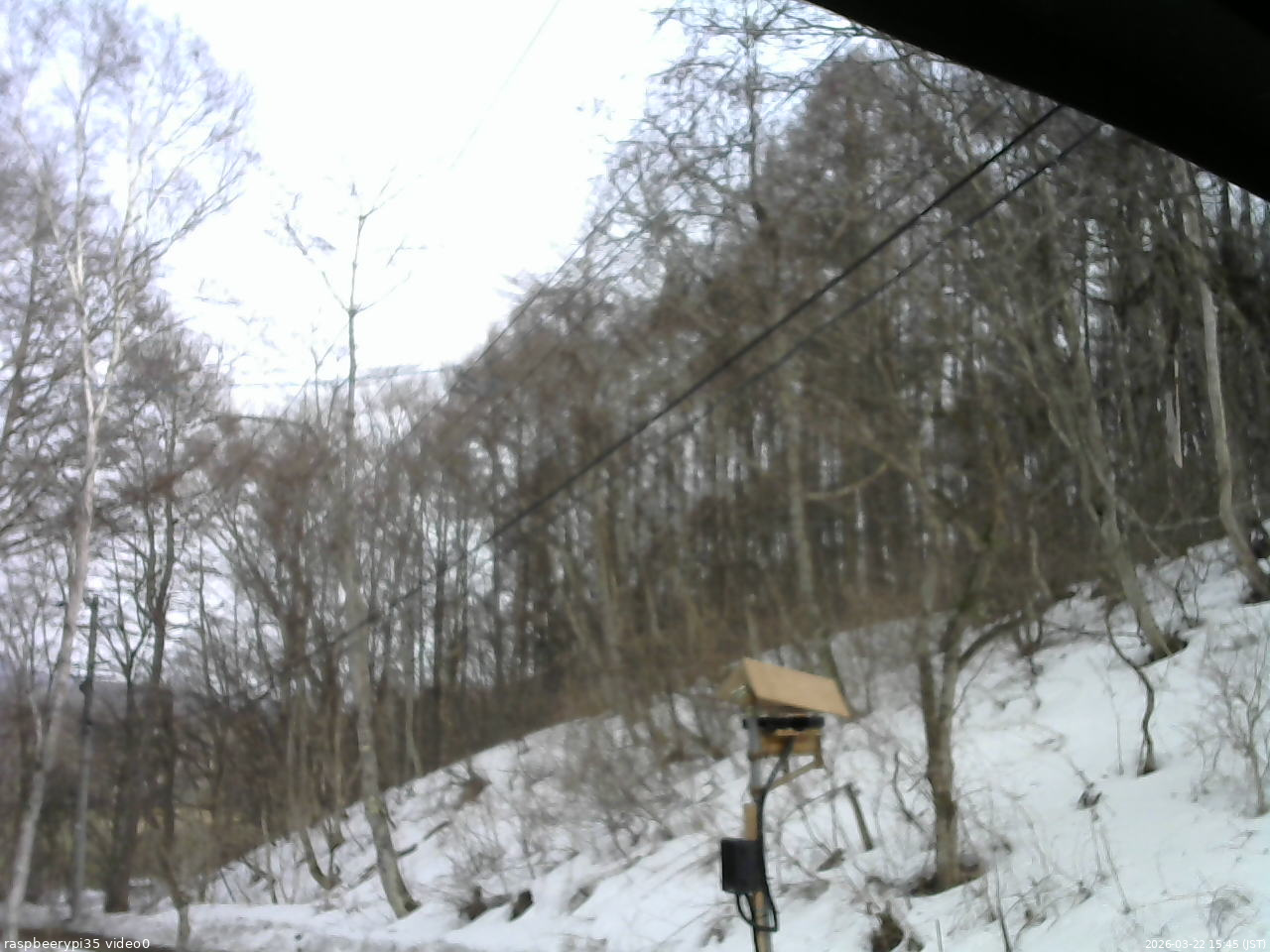 長野県菅平高原 ゆたか山荘 温度計 2026/03/22 15:45