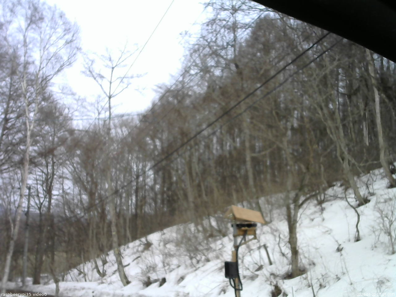 長野県菅平高原 ゆたか山荘 温度計 2026/03/22 17:15