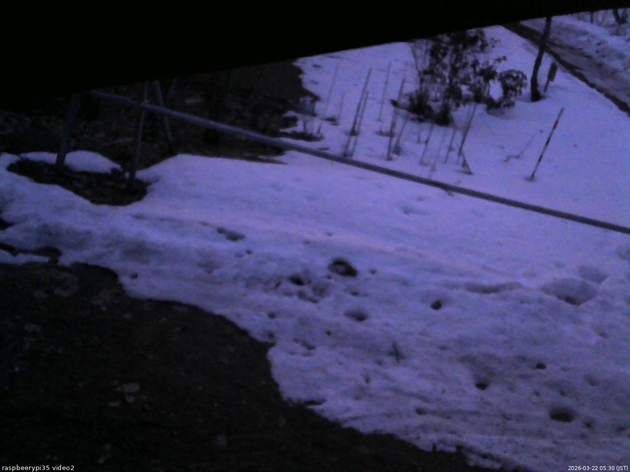 長野県菅平高原 ゆたか山荘 駐車場 2026/03/22 05:30