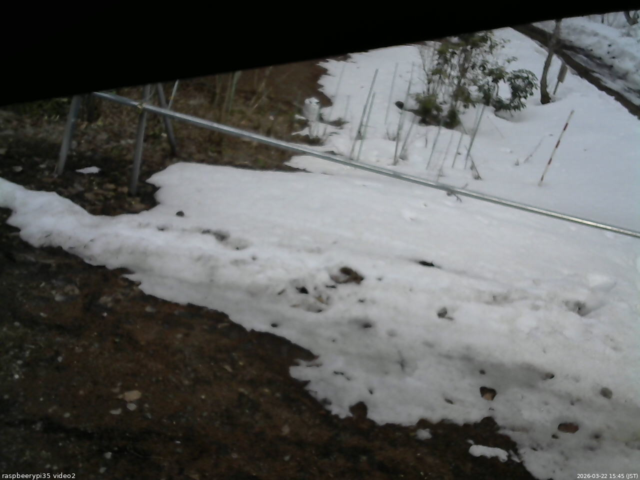 長野県菅平高原 ゆたか山荘 駐車場 2026/03/22 15:45