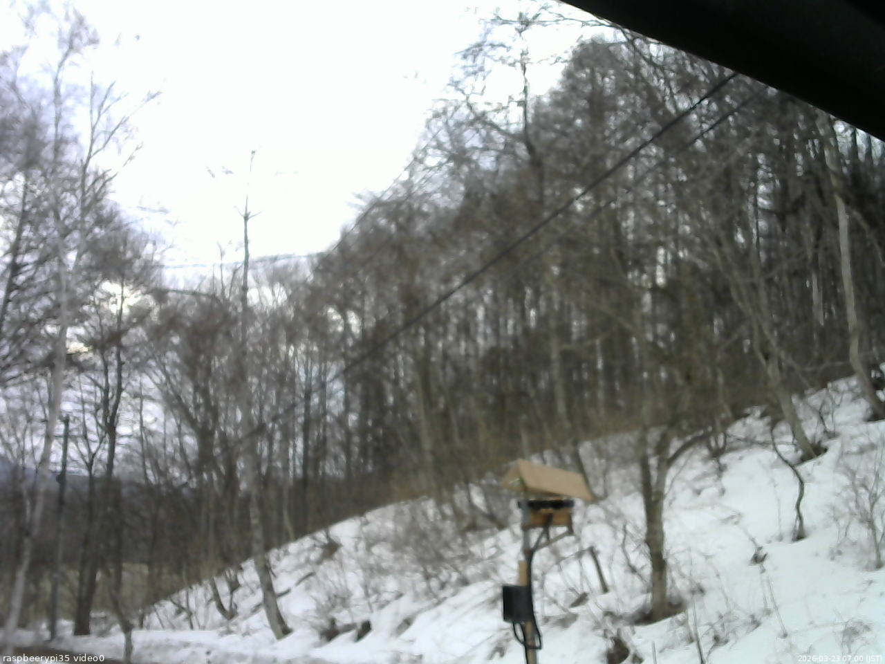 長野県菅平高原 ゆたか山荘 温度計 2026/03/23 07:00