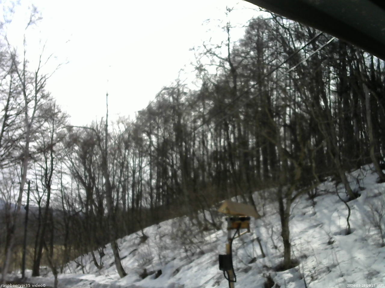 長野県菅平高原 ゆたか山荘 温度計 2026/03/23 09:15