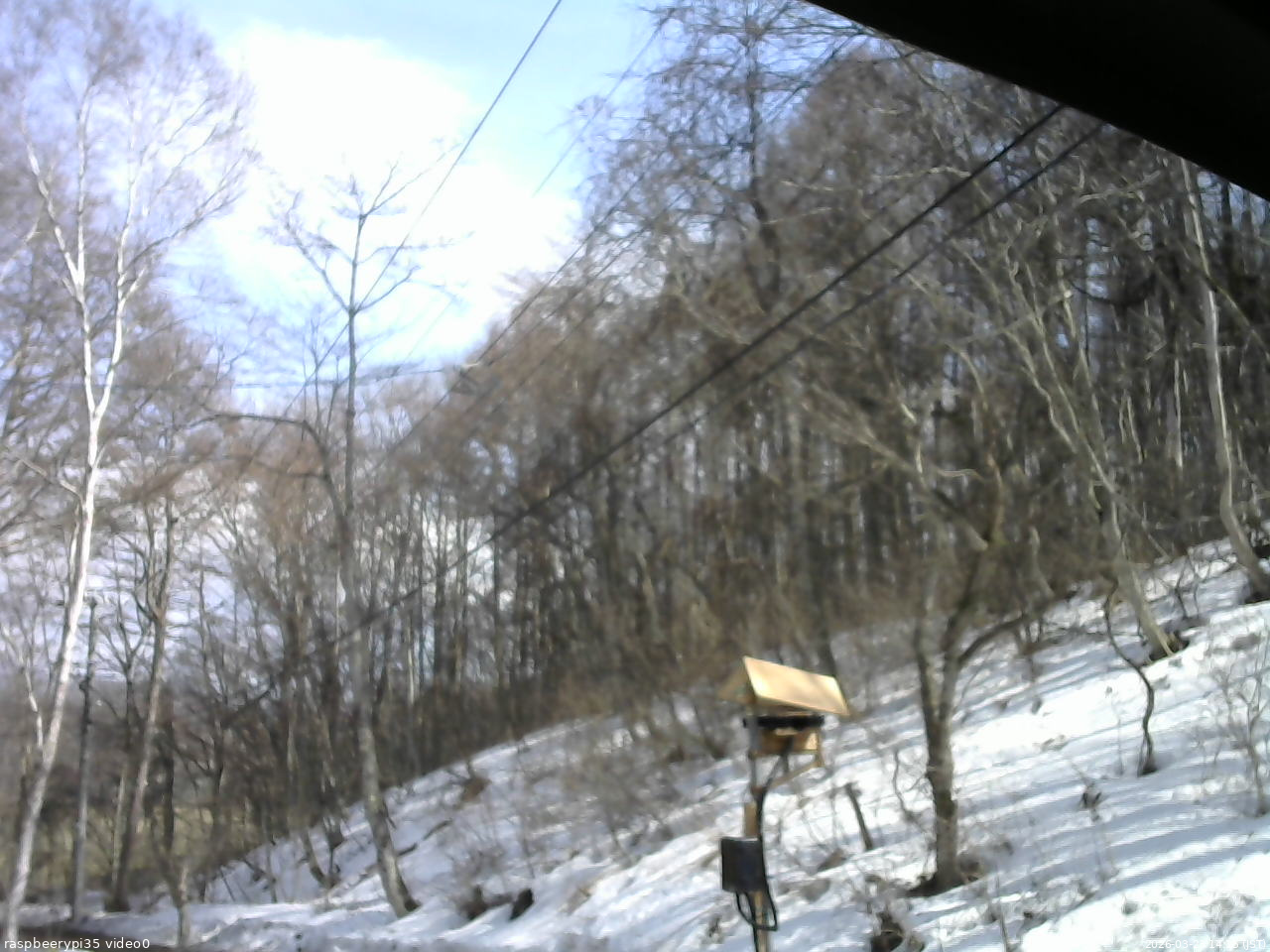 長野県菅平高原 ゆたか山荘 温度計 2026/03/23 14:15
