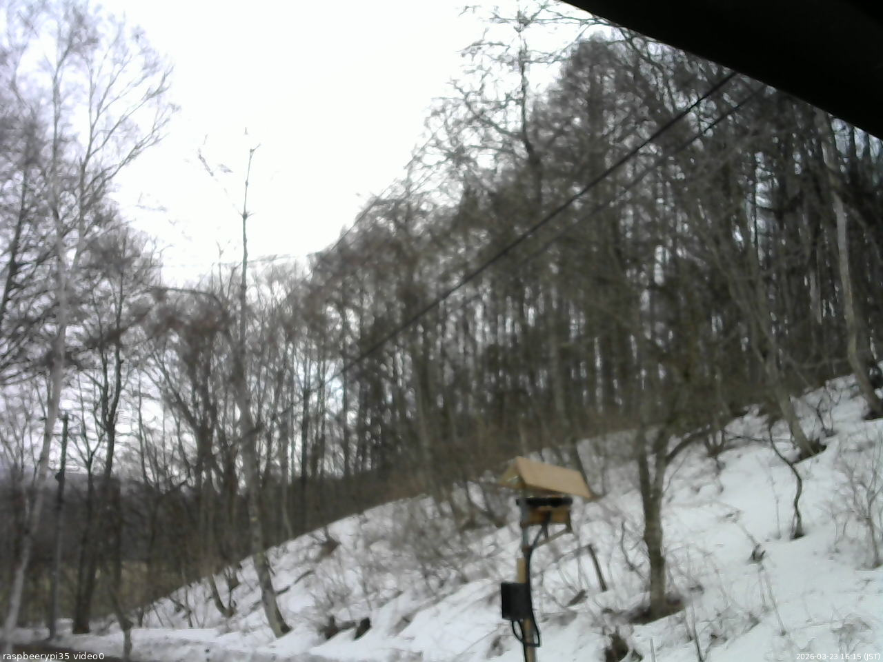長野県菅平高原 ゆたか山荘 温度計 2026/03/23 16:15