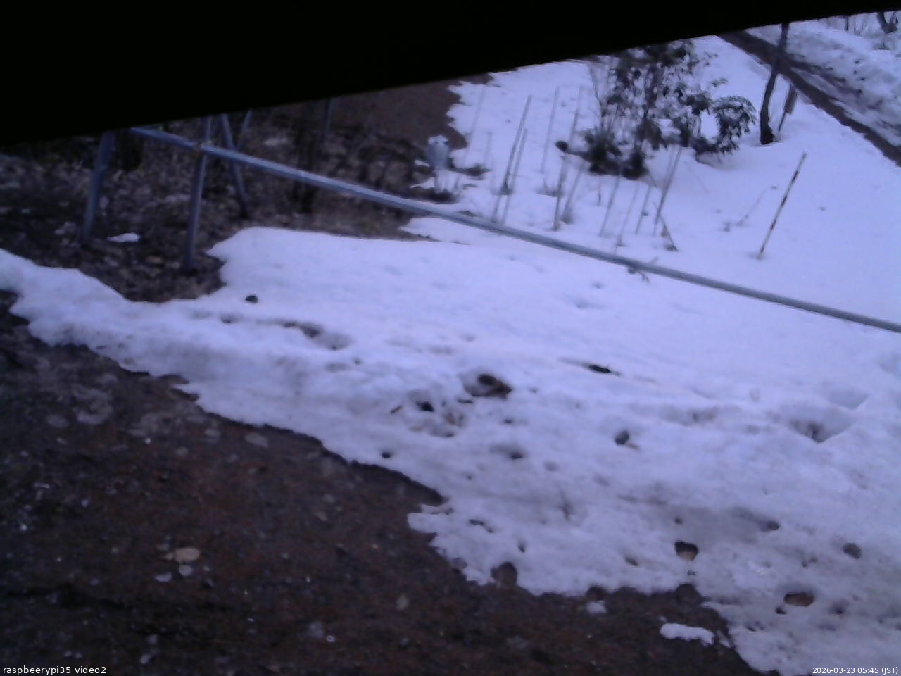 長野県菅平高原 ゆたか山荘 駐車場 2026/03/23 05:45