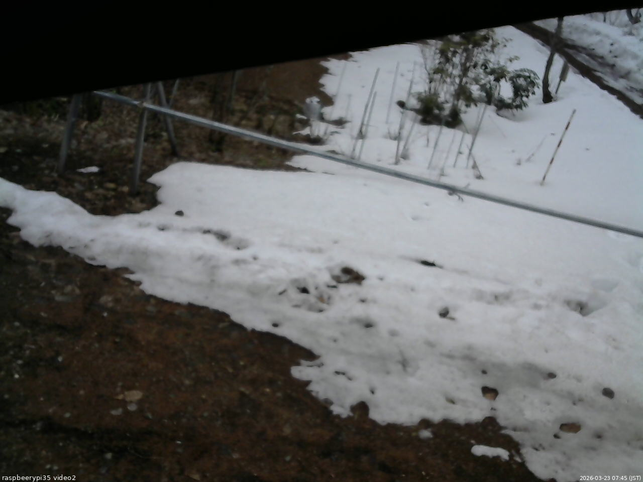 長野県菅平高原 ゆたか山荘 駐車場 2026/03/23 07:45